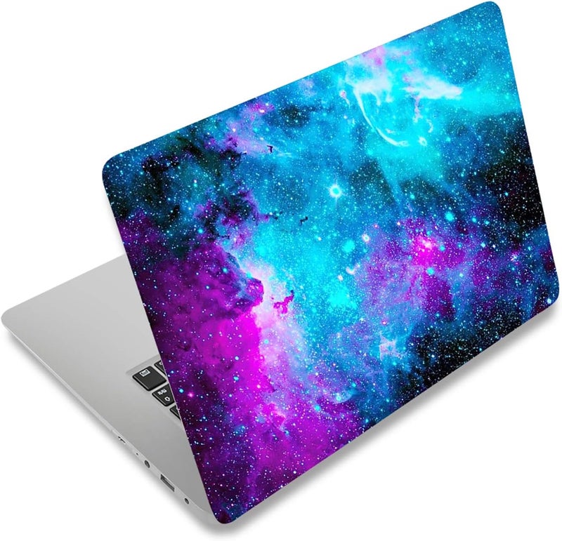ARTSO Laptop Skin Sticker Decal,16.5” 17” 17.3 inch Laptop Universal Netbook PC Notebook Vinyl Reusable Skin Sticker Cover Art Case Protector Personalized, Free 2 Wrist Pad,Galaxy - Image 1